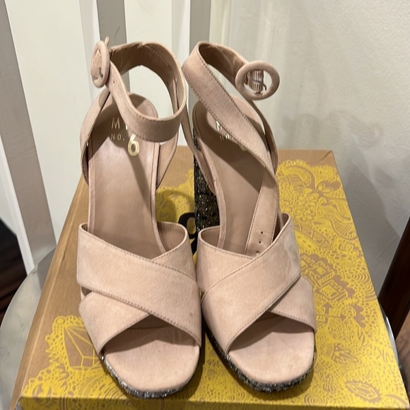 Mix no.6 size 8 platform sparkly platform shoes - Picture 2 of 4